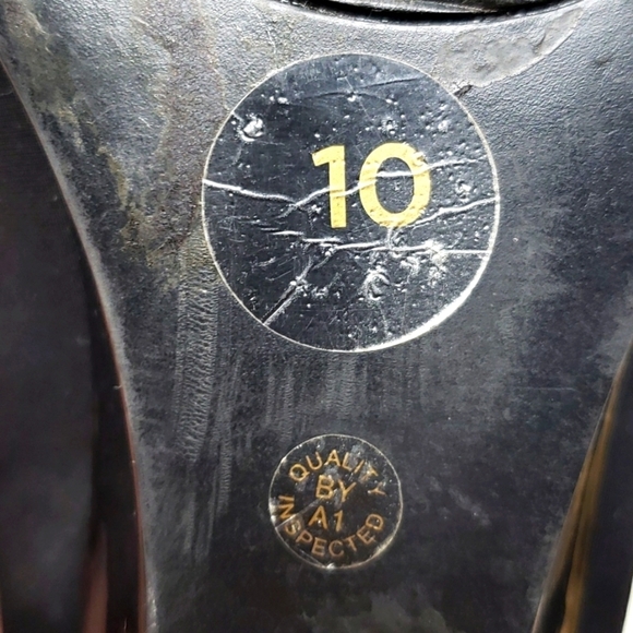 East5th East 5th Sasha Wedge Pumps Flex Form Black Size 10M - Picture 7 of 7